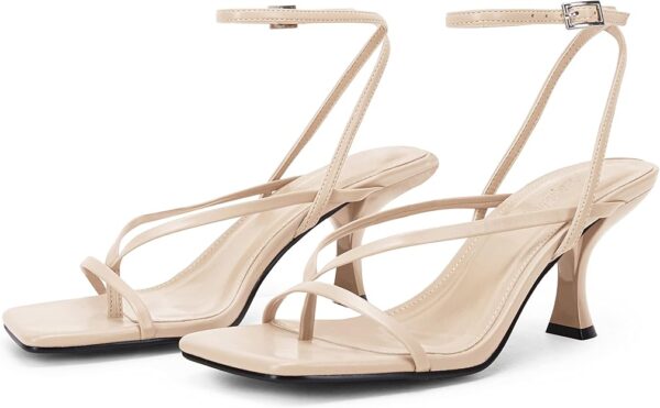 PiePieBuy Women's Lace-Up Heeled Sandals - Image 8
