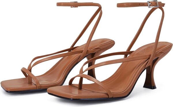 PiePieBuy Women's Lace-Up Heeled Sandals - Image 7