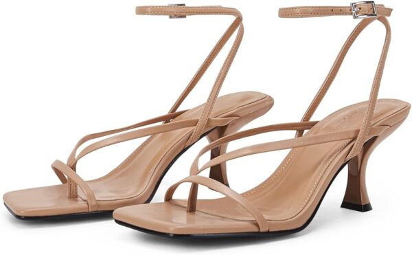 PiePieBuy Women's Lace-Up Heeled Sandals - Image 4