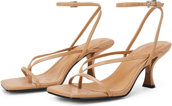 PiePieBuy Women's Lace-Up Heeled Sandals - Image 3