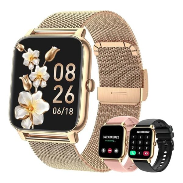 Waterproof Gold Smart Watches for Women