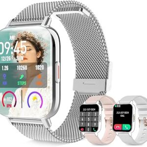 Women’s Smart Watch with Bluetooth Calling and Full Touchscreen