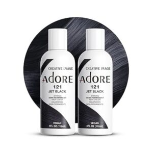 Vegan and Cruelty-Free Semi Permanent  Black Hair Color